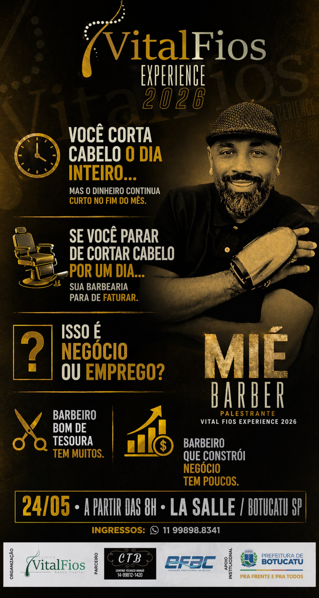 Mié Barber — palestrante Vital Fios Experience 2026